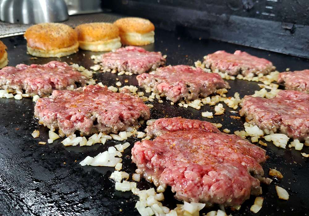Burgers made from scratch